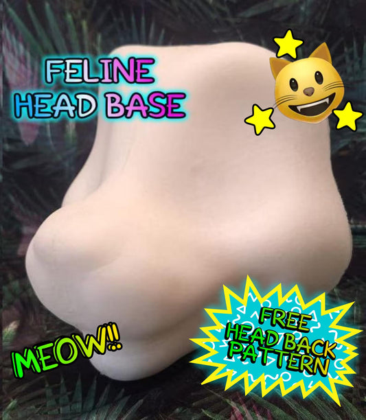 Foam Feline Fursuit Head Base